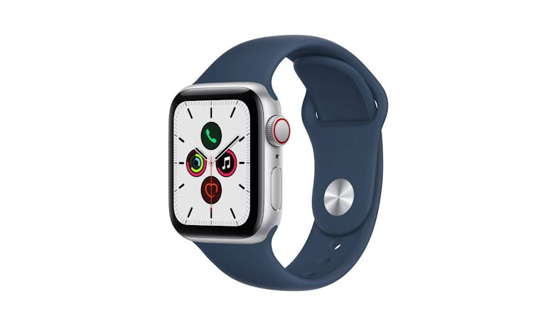 Apple Watch SE 40mm 4G Silver Blue Loop