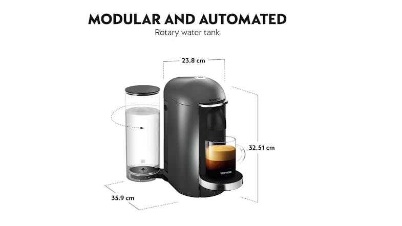Nespresso Vertuo Plus Coffee Machine - Titan (4)