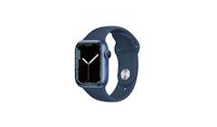 Apple Watch Series 7 41mm Blue Aluminium Case with Abyss Blue Sport Band - GPS (Main)