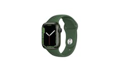 Apple Watch Series 7 41mm Green Aluminium Case with Clover Sport Band - GPS (Main)