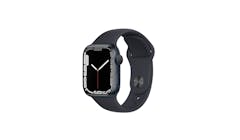 Apple Watch Series 7 41mm Midnight Aluminium Case with Midnight Sport Band - GPS  (Main)