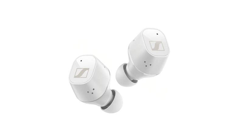 Sennheiser CX Plus True Wireless Earbud - White (Side View)