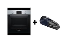 Bosch Built-in Oven HBF114BR0K + Rechargeable Vacuum Cleaner BHN20L (Main)