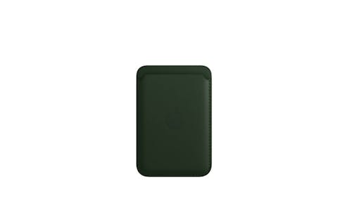 Apple MM0X3FE/A iPhone Leather Wallet with MagSafe - Sequoia Green (Main)