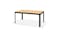 Home Collection Portals Rectangular Dining Table - Black (Main)