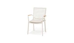 Home Collection Portals Carver Easy Chair - Cream (Main)