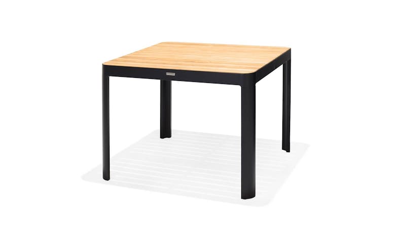 Home Collection Portals Square Dining Table - Black (Main)