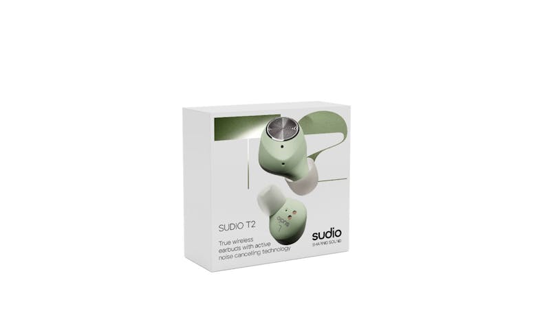 Sudio T2 Active Noise Cancellation Earbuds - Jade (01)