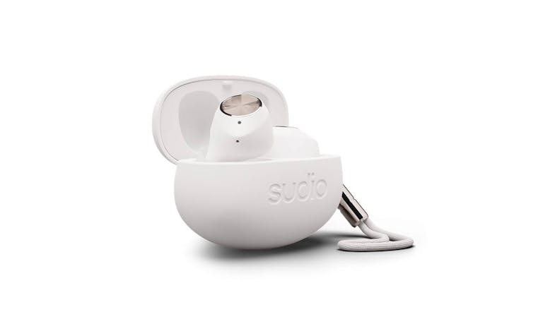 Sudio T2 Active Noise Cancellation Earbuds - White (Main)