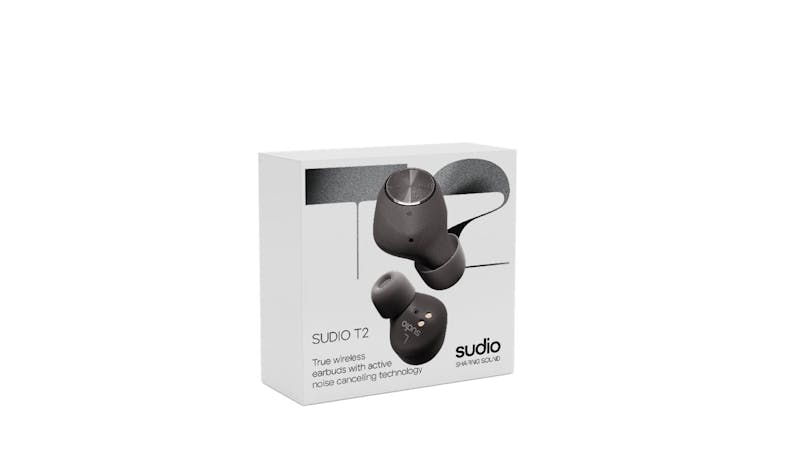 Sudio T2 Active Noise Cancellation Earbuds - Black (01)