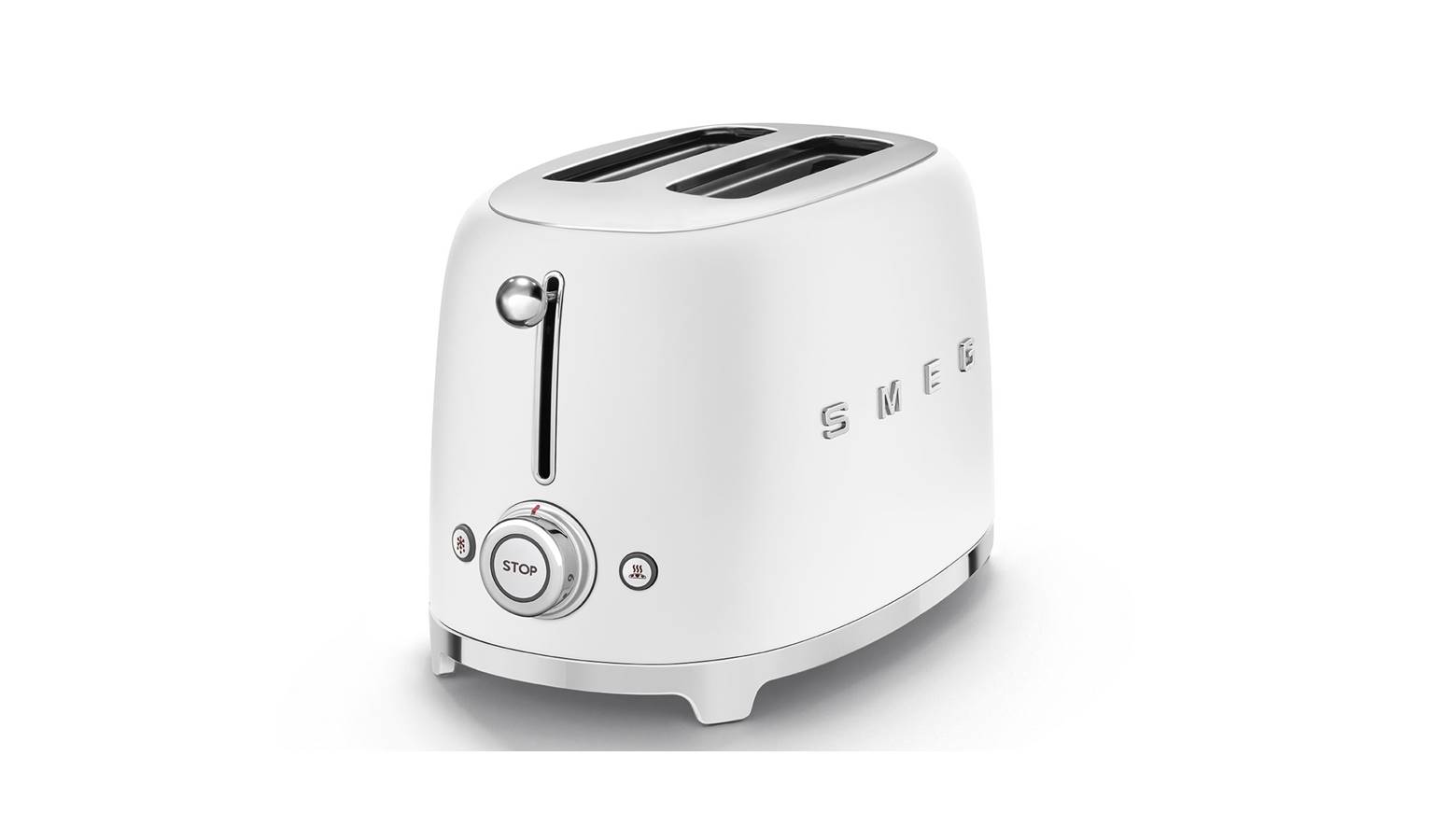 Smeg TSF01WHMUK 50's Style Toaster Matte WhiteHarvey Norman Harvey