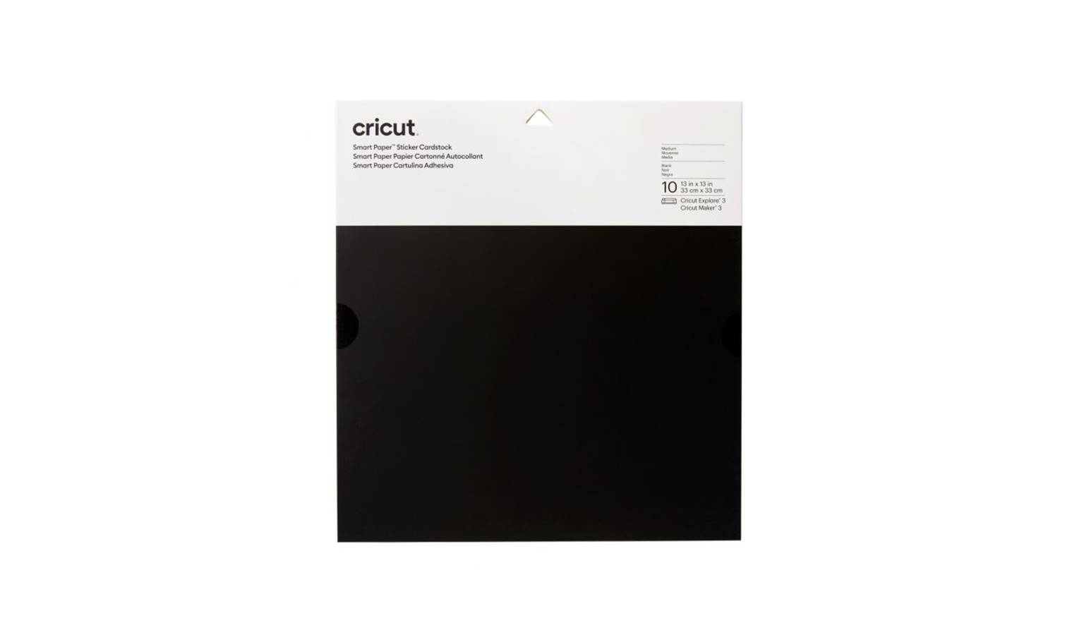 Cricut Smart Sticker Cardstock 10pcs - Black (2008316) - Main