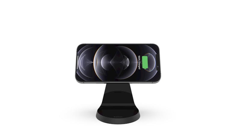 Belkin BOOST-CHARGE Magnetic Wireless Charger Stand 7.5W - Black (WIB003myBK) (5)