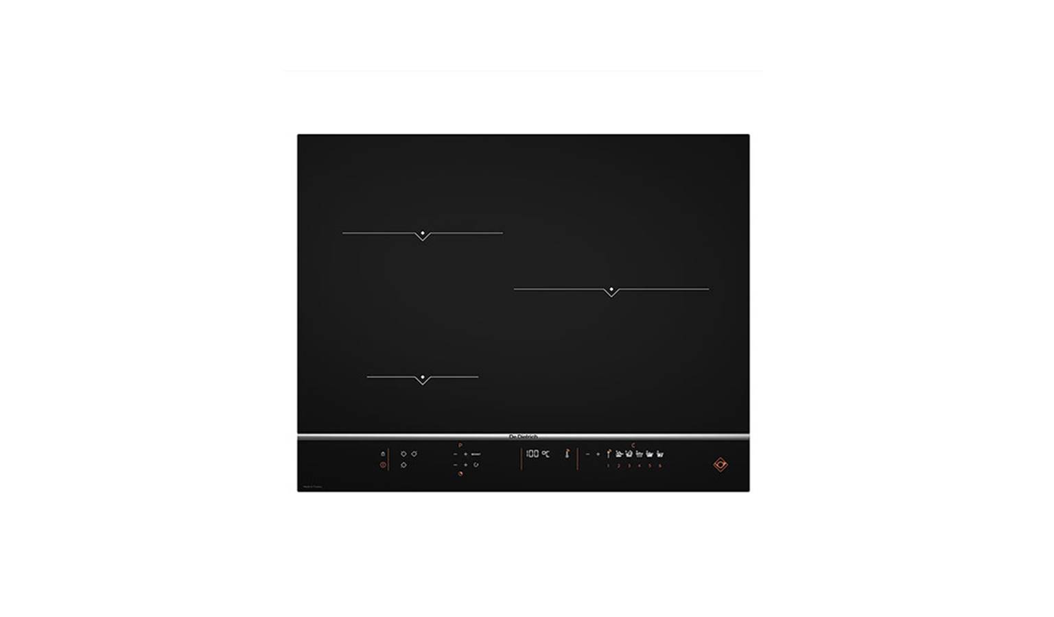 De Dietrich 65cm 3-Burner Induction Hob DPI7570XT - Main