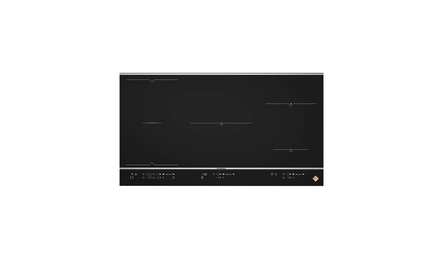 white induction hob 90cm