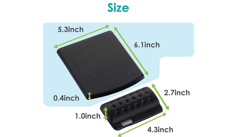 Elecom Custom Comfy Wrist Rest Mouse Pad - Black MP-114BK (2)