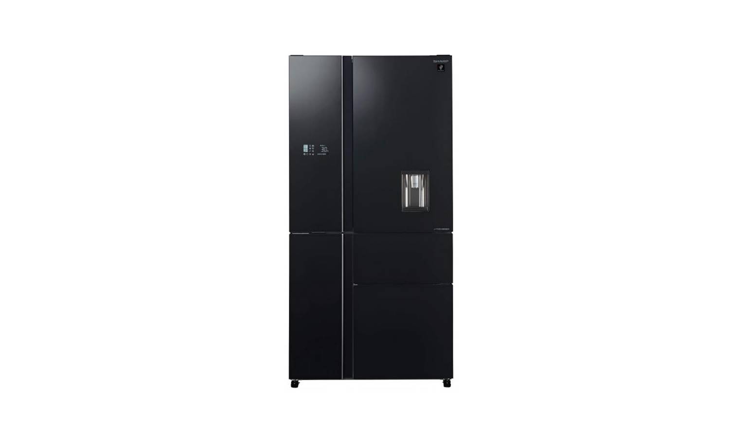 Sharp 650L Inverter 5-Door Fridge - Black (SJ-FX660W-BK) - Main