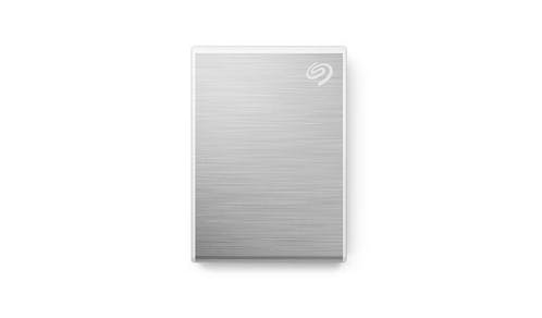 Seagate One Touch SSD 500GB External Portable Hard Drive - Silver (STKG500401) - Main