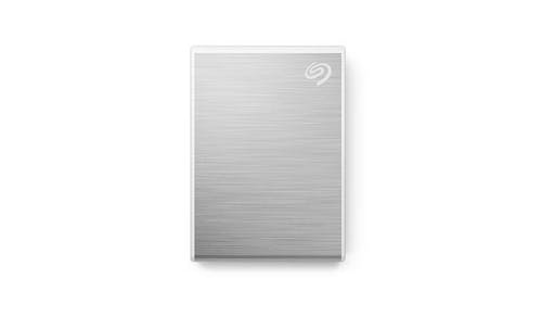 Seagate One Touch SSD 500GB External Portable Hard Drive - Silver (STKG500401) - Main