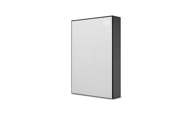 Seagate One Touch 2TB External Hard Drive with Password Protection - Silver (STKY2000401) - Side View
