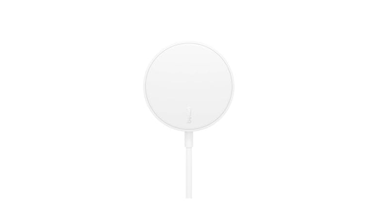 Belkin Magnetic Portable 7.5W Wireless Charger Pad – White (WIA005MYWH) - Front View
