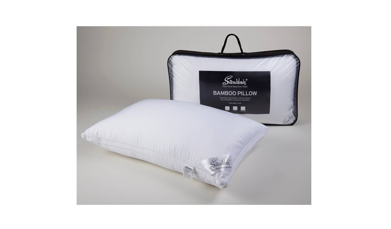 Snowdown Extra Firm Bamboo Pillow (Main)