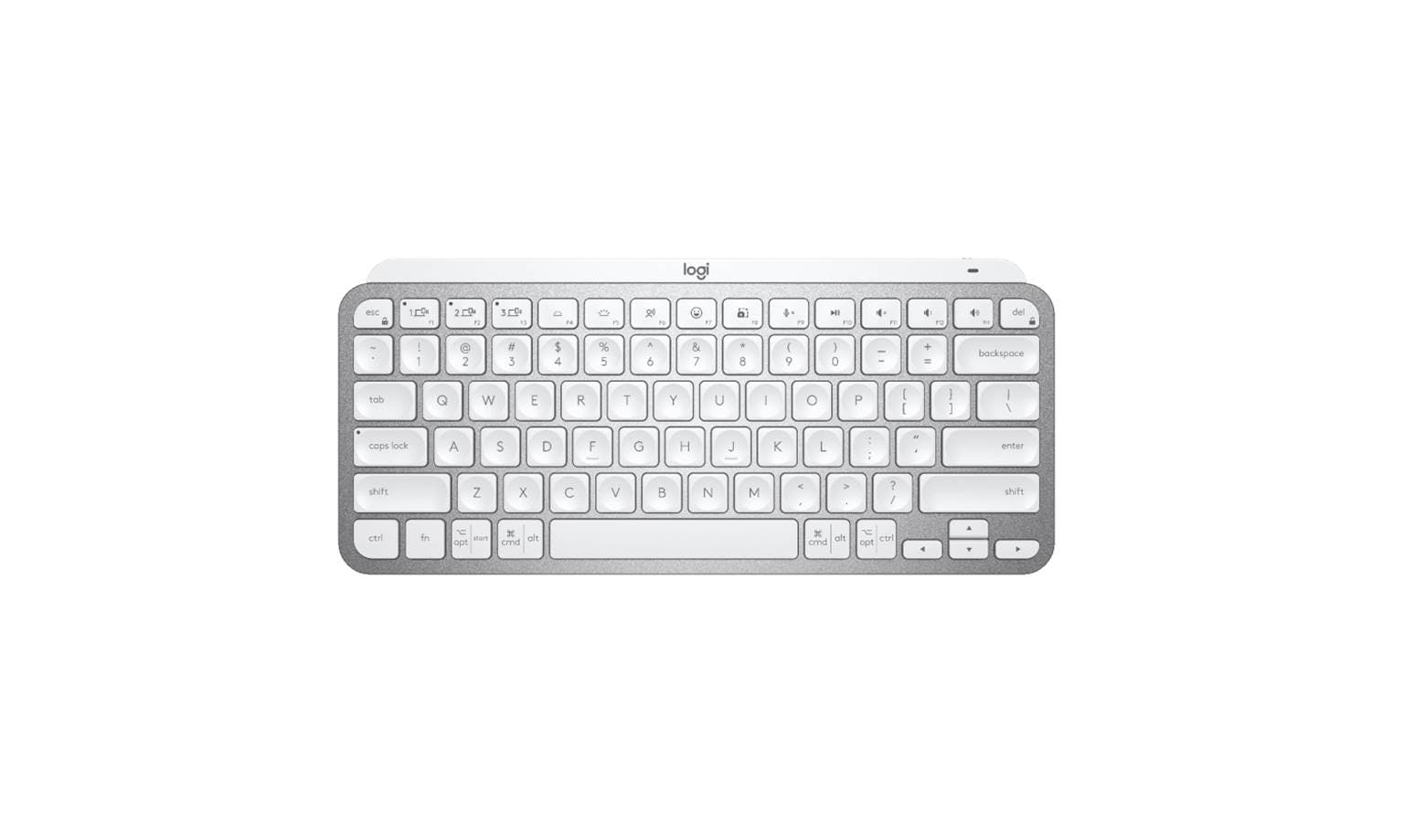 Buy Logitech MX Keys Mini Wireless Keyboard Pale Grey [920-010506]