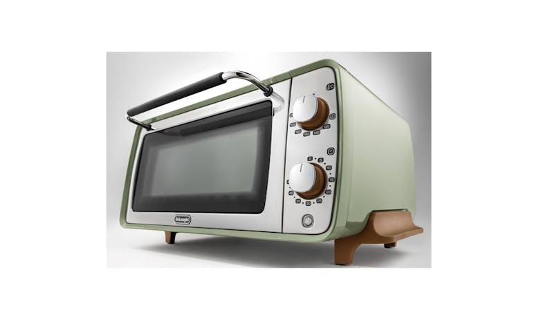DeLonghi Icona 9L Electric Oven - Green (EOI406.GR) - Side View