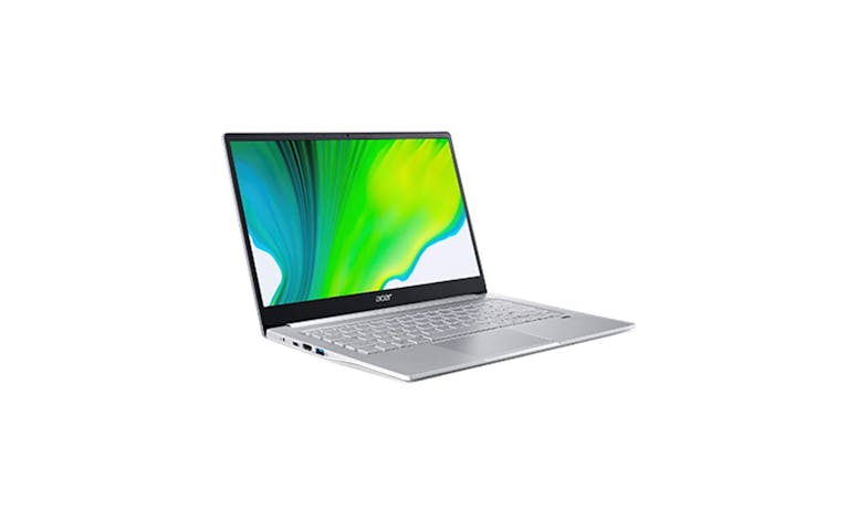 Acer Swift 3 (R7, 16GB/1TB, Windows 11) 14-inch Laptop - Silver (SF314-43-R7RW) - Side View
