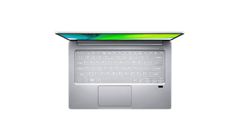 Acer Swift 3 (R7, 16GB/1TB, Windows 11) 14-inch Laptop - Silver (SF314-43-R7RW) - Top View