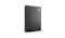 Seagate One Touch 500GB External Hard Drive – Black (STKG500400) - Side View