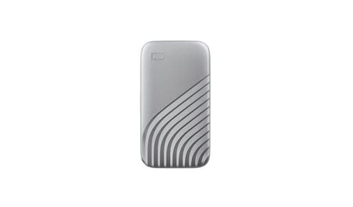 Western Digital My Passport 2TB External Portable Drive - Silver (WDBAGF0020BSL) - Main