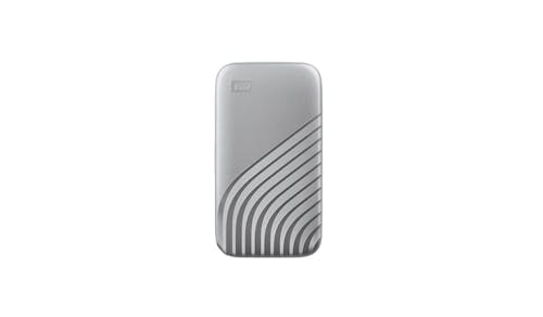 Western Digital My Passport 2TB External Portable Drive - Silver (WDBAGF0020BSL) - Main