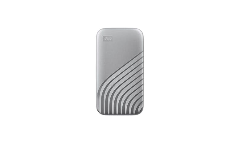 Western Digital My Passport 2TB External Portable Drive – Silver (WDBAGF0020BSL) - Main