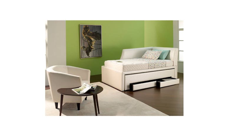 Buddy Super Single Bed with Single Pullout and Right Drawers (01)