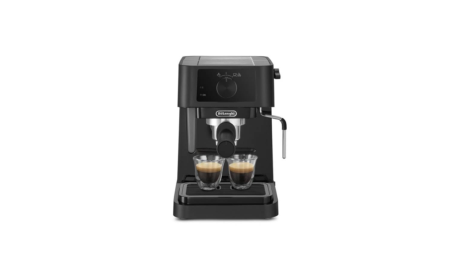 Delonghi Stilosa Pump Espresso – Black (EC230.BK), Harvey Norman