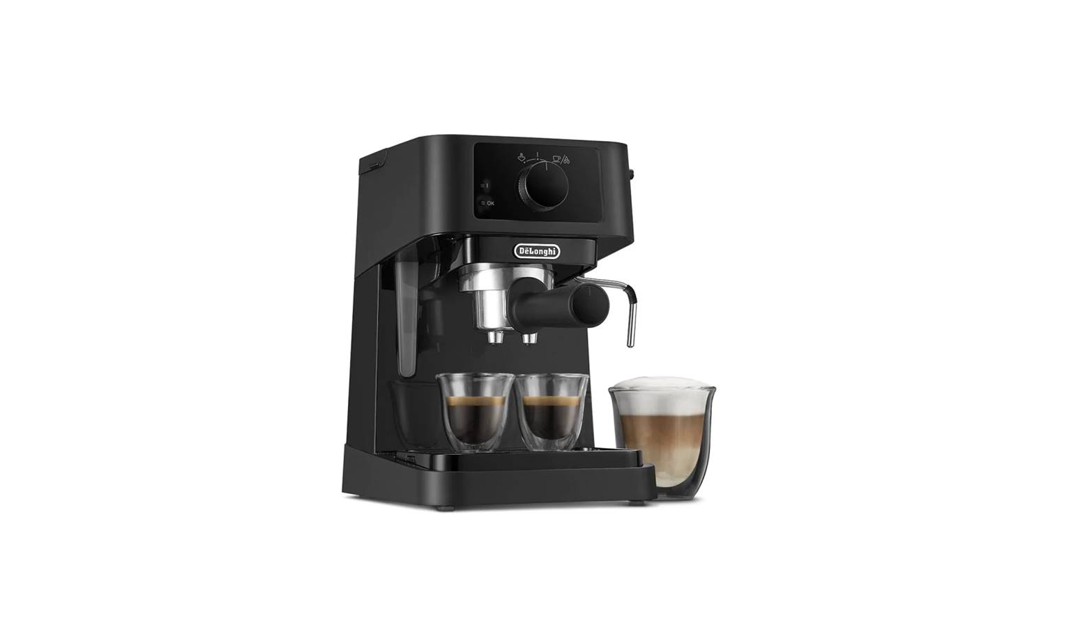 Delonghi Stilosa Pump Espresso Black EC230.BK Harvey Norman