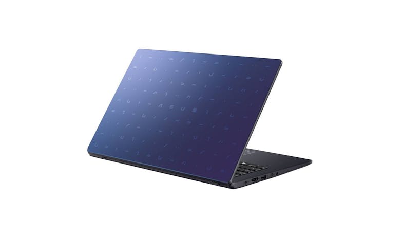 Asus E410 (N4500, 4GB/128GB, Windows 11) 14-inch Laptop - Peacock Blue (E410KA-BV181WS) - Half Closed View