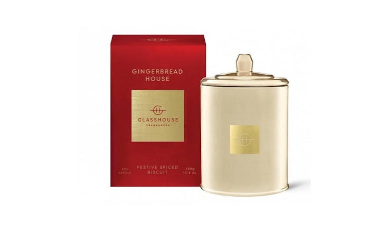 Glasshouse Limited Edition Gingerbread House 380g Candle (Main)