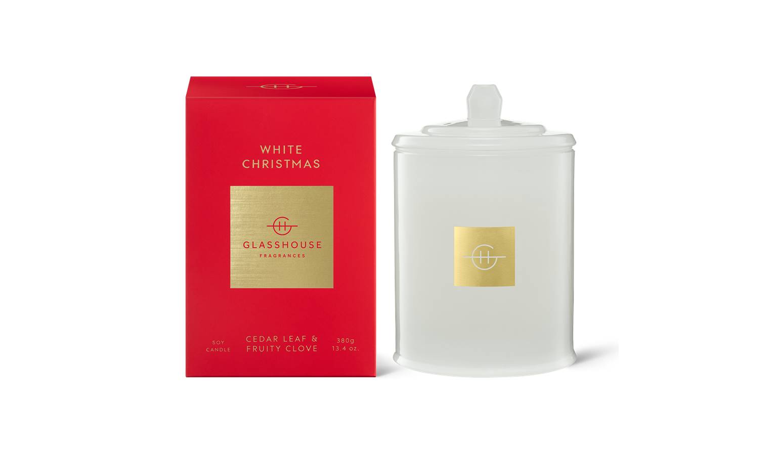 Glasshouse Limited Edition White Christmas 380g CandleHarvey Norman Harvey Norman Singapore