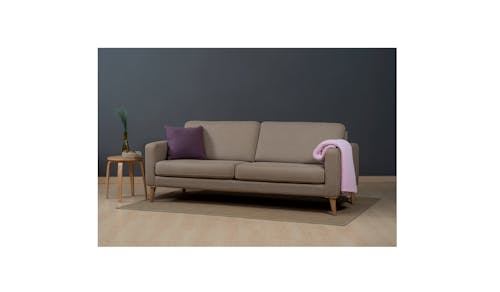 IMG Narvik Full Fabric 3-Seater Sofa - Linen (Main)