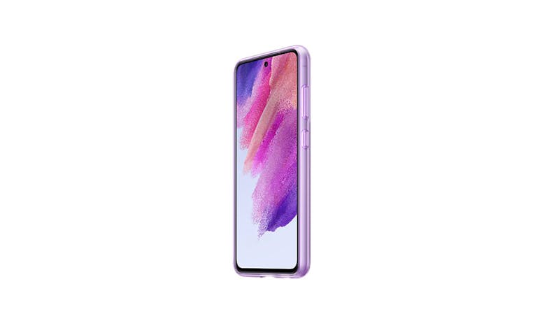 Samsung Galaxy S21 FE 5G Slim Strap Cover – Lavender (EF-XG990CVEGWW) - Side View