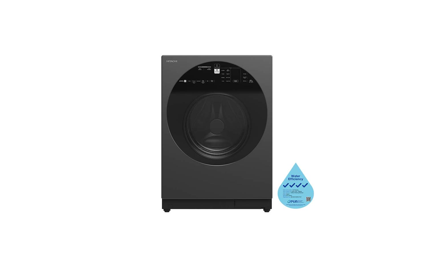 Hitachi 12kg Front Load Washer BD-120XGV (Main)