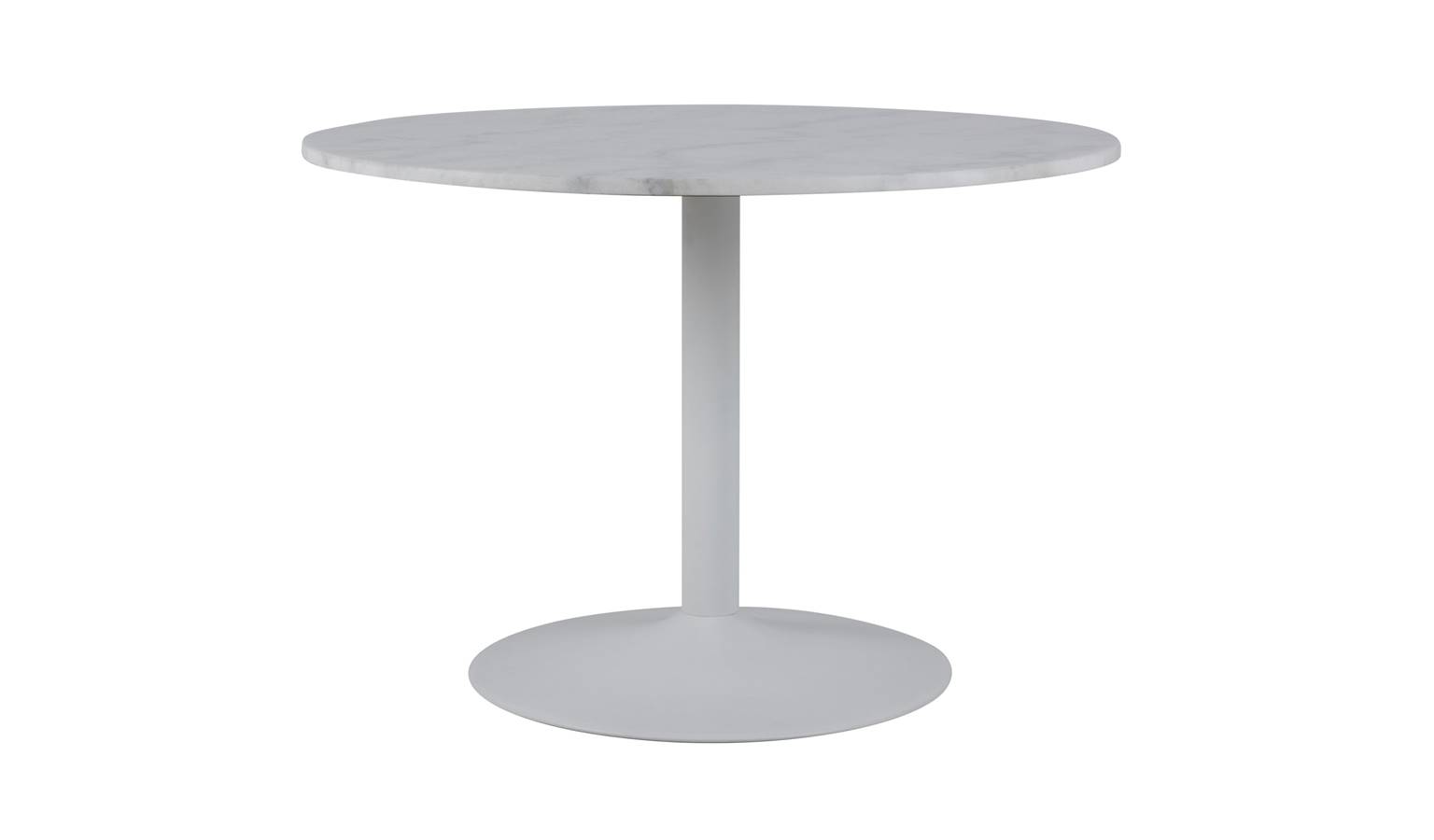 round pedestal table white