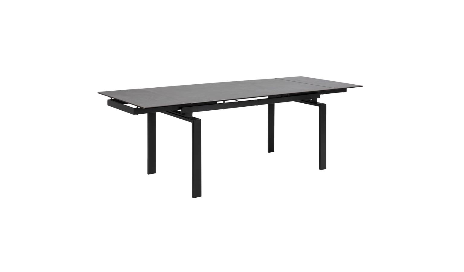 Urban Huddersfield Ceramic Top Extension Dining Table - Black (Main)