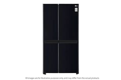 LG 643L Side-By-Side Refrigerator Linear Compressor - Western Black (GS-B6432WB) (IMG 1)