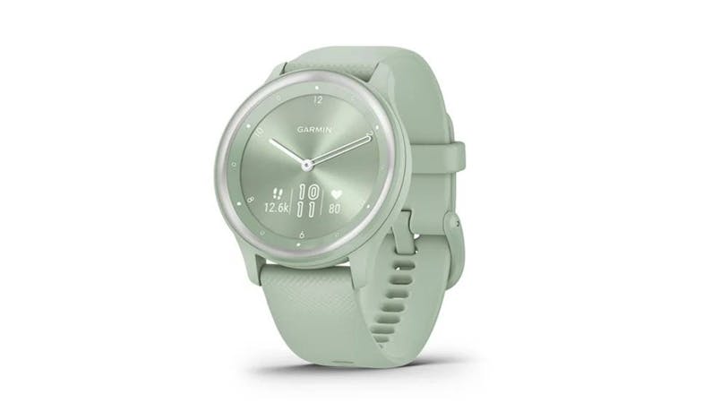 Garmin Vivomove Sport Hybrid Smartwatch - Cool Mint (IMG 1)