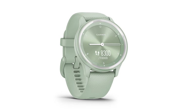 Garmin Vivomove Sport Hybrid Smartwatch - Cool Mint (IMG 3)