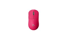 Logitech Pro X Superlight Gaming Mouse - Magenta (910-005958) - Front View