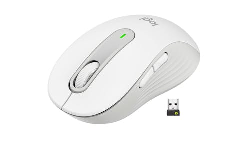 Logitech M650 Signature Wireless Mouse - Off White (910-006264)